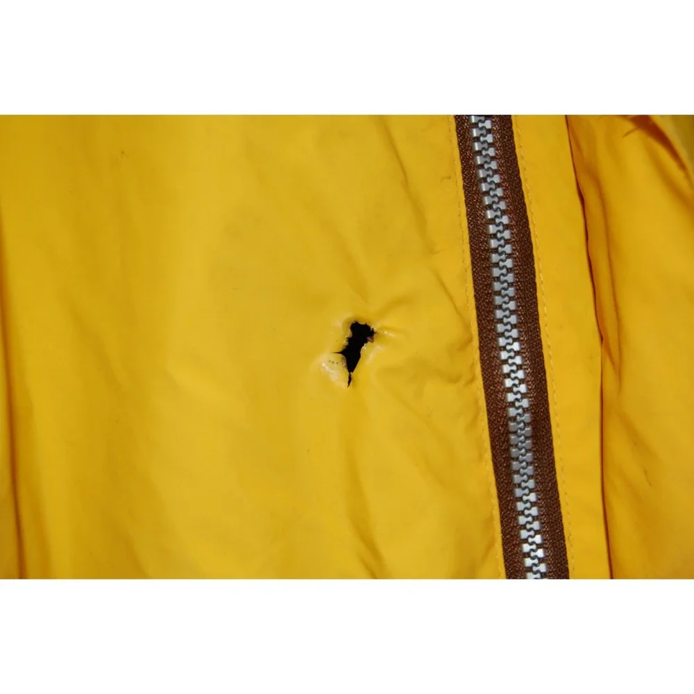 Marlboro Trench Coat‎ Size Medium Vintage 90's reversible rain jacket Faded torn
